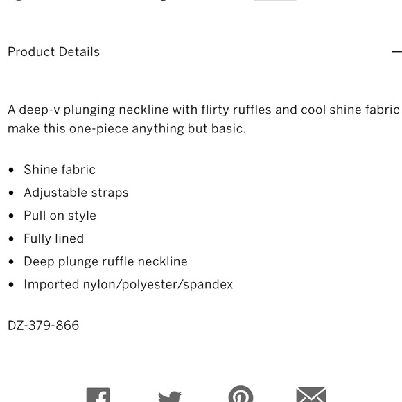 Victoria’s Secret PINK ruffle one-piece swim suit - Picture 4 of 5